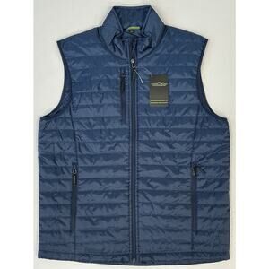 Crossland Navy Vest Full Zip Size Large - New with tags